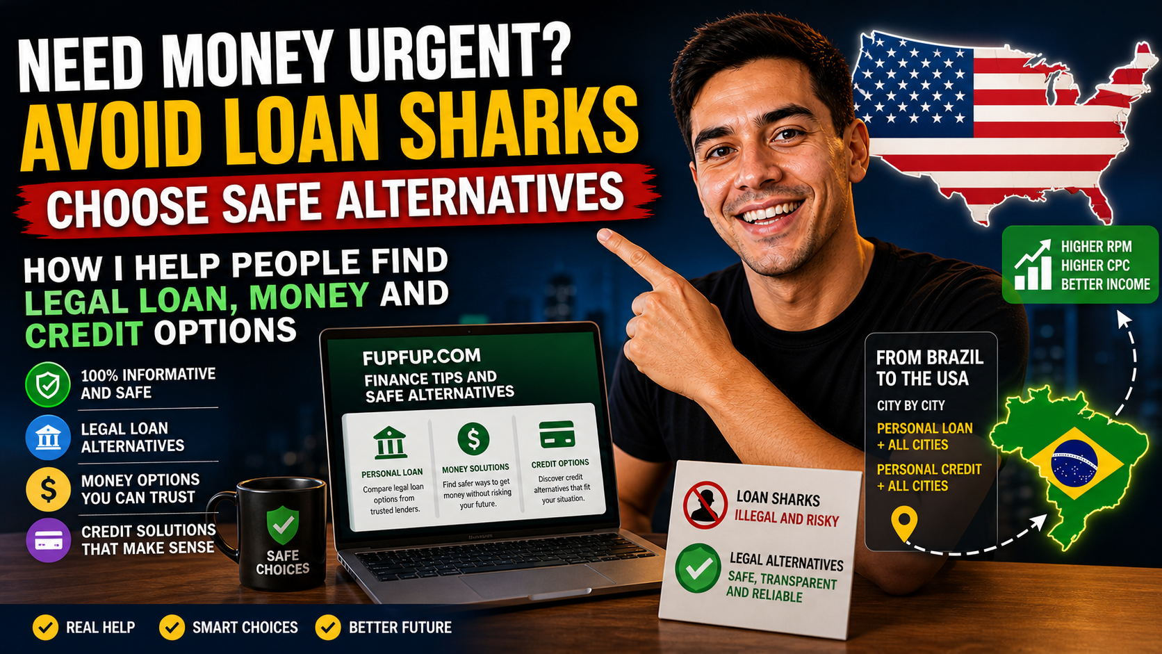 How I Help People Searching for Loan Sharks Find Safe Loan and Money Alternatives in 2026